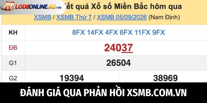 Phản hồi chân thực từ dân cược về XSMB.com.vn