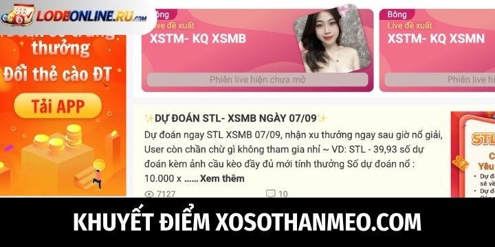 Khuyết điểm cần đối diện XosoThanMeo.com