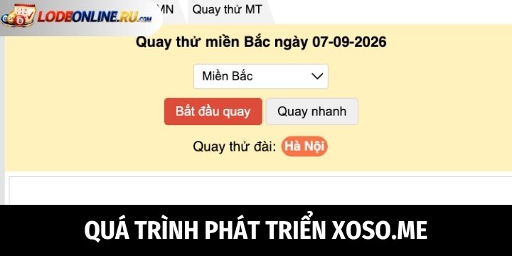 Xoso.me sở hữu quá trình phát triển đáng tự hào
