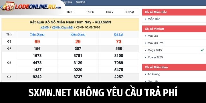 SXMN.net đảm bảo không thu tiền